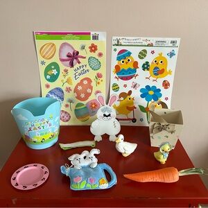 Easter Decor Set: Stickers and Figurines, a little bit of everything priced low